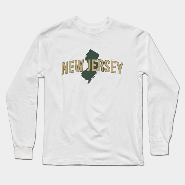 New Jersey State Long Sleeve T-Shirt by Novel_Designs